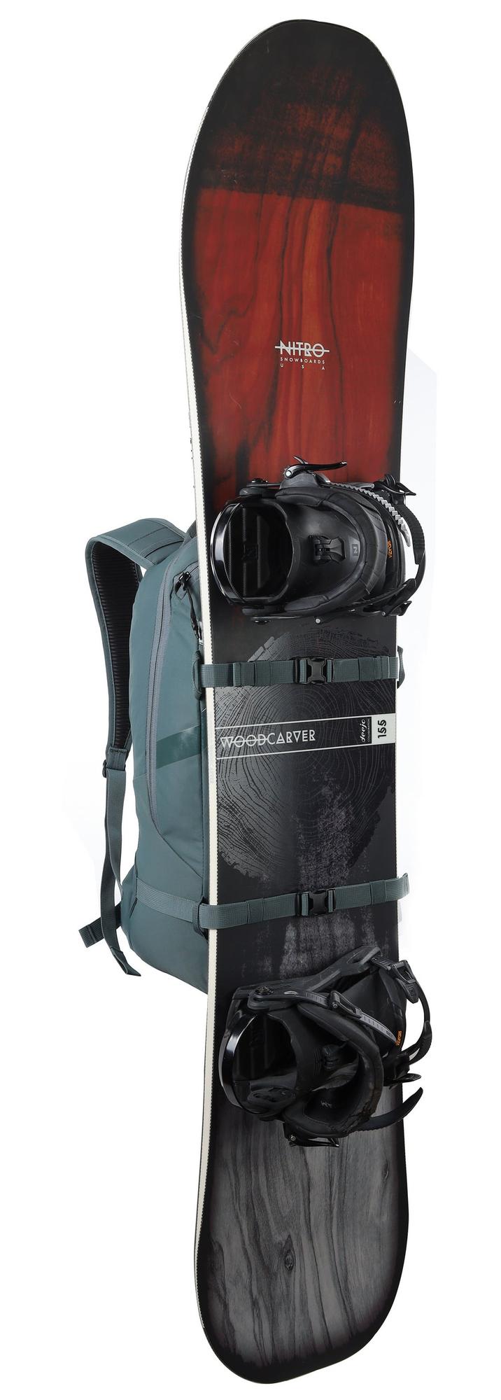 Nitro Rover 22 Pack 22L Snowboard-/Tourenrucksack – Jungle Green – Detailansicht 13