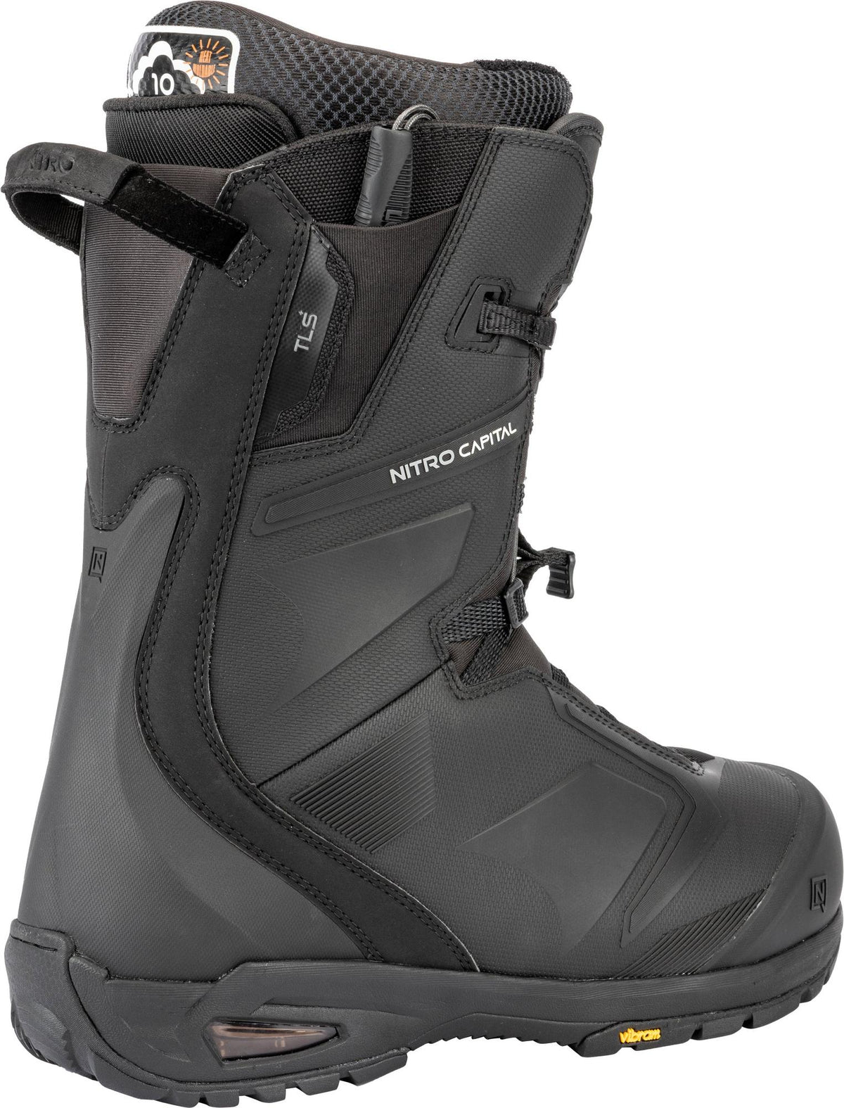 Nitro Capital TLS+ Men Snowboard Boots 2027 – Black – Detailansicht