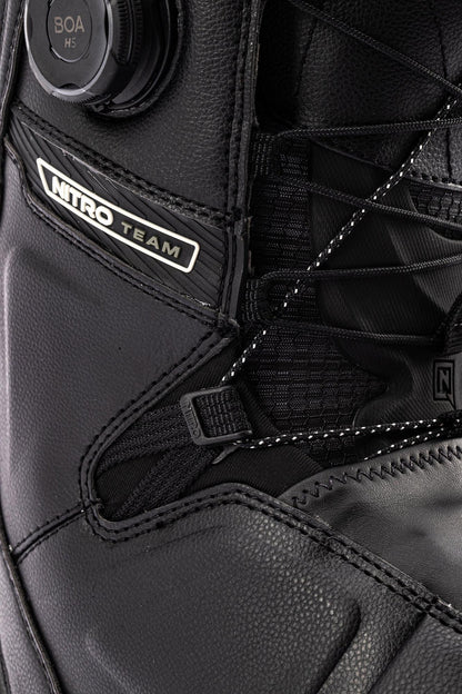 Nitro Team Step On TLS Men Snowboard Boots 2027 – Black – Detailansicht