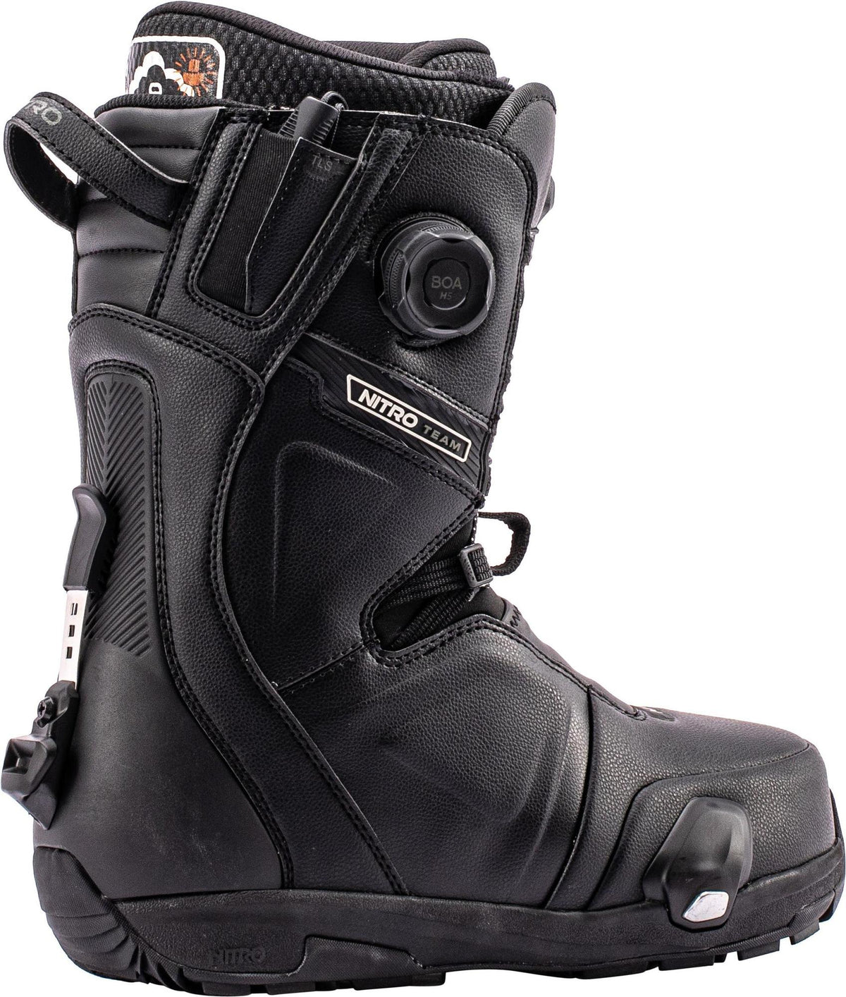 Nitro Team Step On TLS Men Snowboard Boots 2027 – Black – Detailansicht