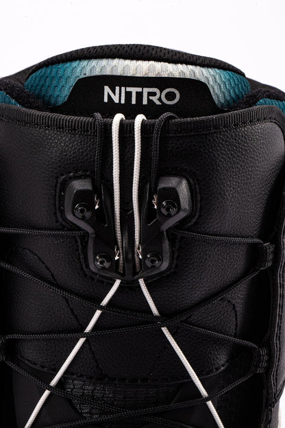 Nitro Team Step On TLS Men Snowboard Boots 2027 – White-Black – Detailansicht