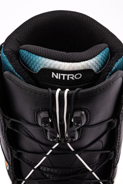 Nitro Team Step On TLS Men Snowboard Boots 2027 – White-Black – Detailansicht