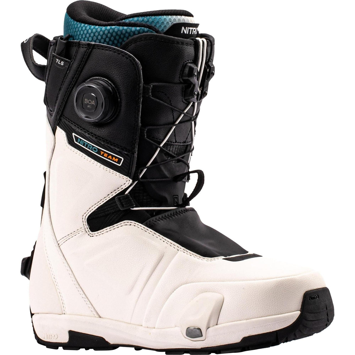 Nitro Team Step On TLS Men Snowboard Boots 2027 – White-Black – Produktansicht