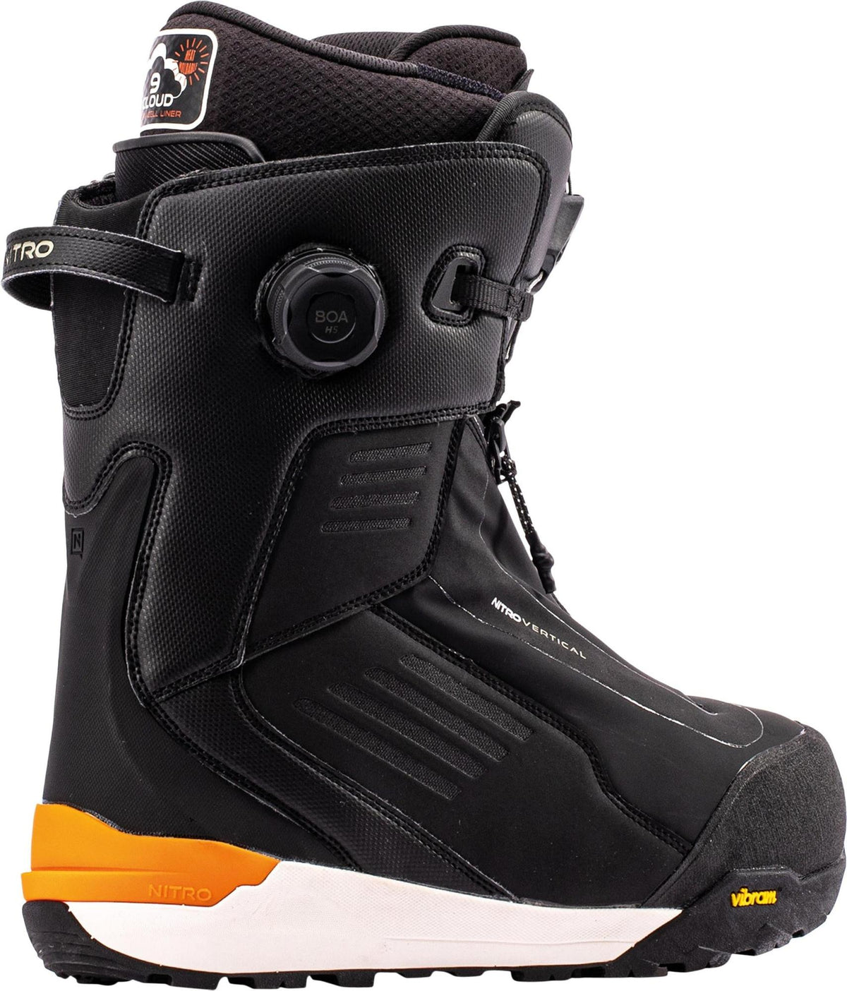 Nitro Vertical TLS+ Men Snowboard Boots 2027 – Black – Detailansicht