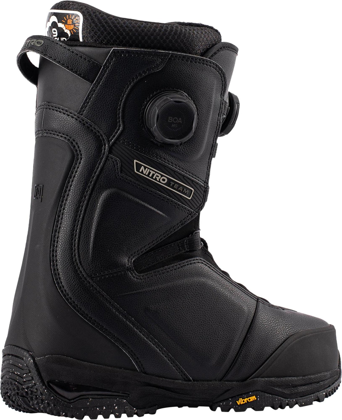 Nitro Team BOA Men Snowboard Boots 2027 – Black – Detailansicht