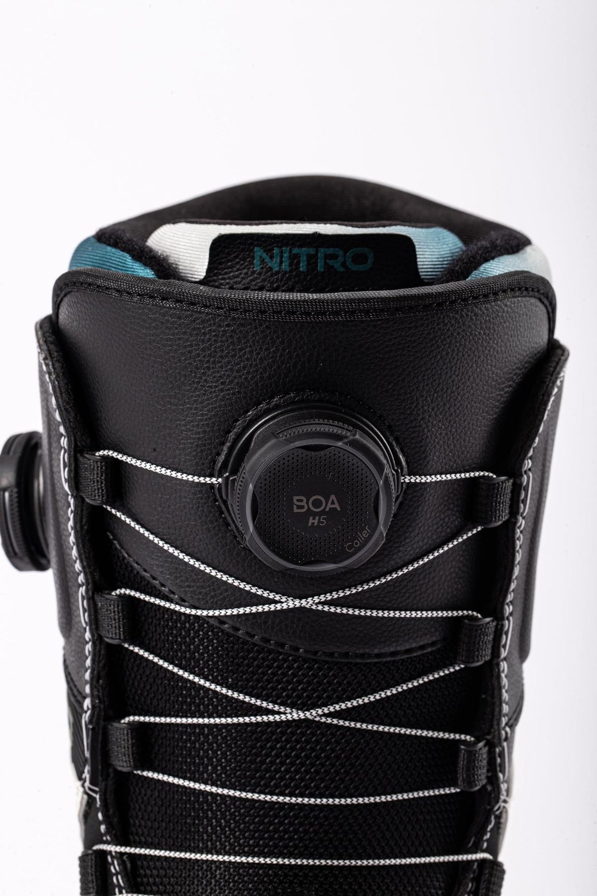 Nitro Team BOA Men Snowboard Boots 2027 – White-Black – Detailansicht