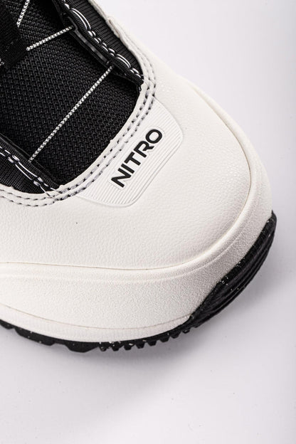 Nitro Team BOA Men Snowboard Boots 2027 – White-Black – Detailansicht