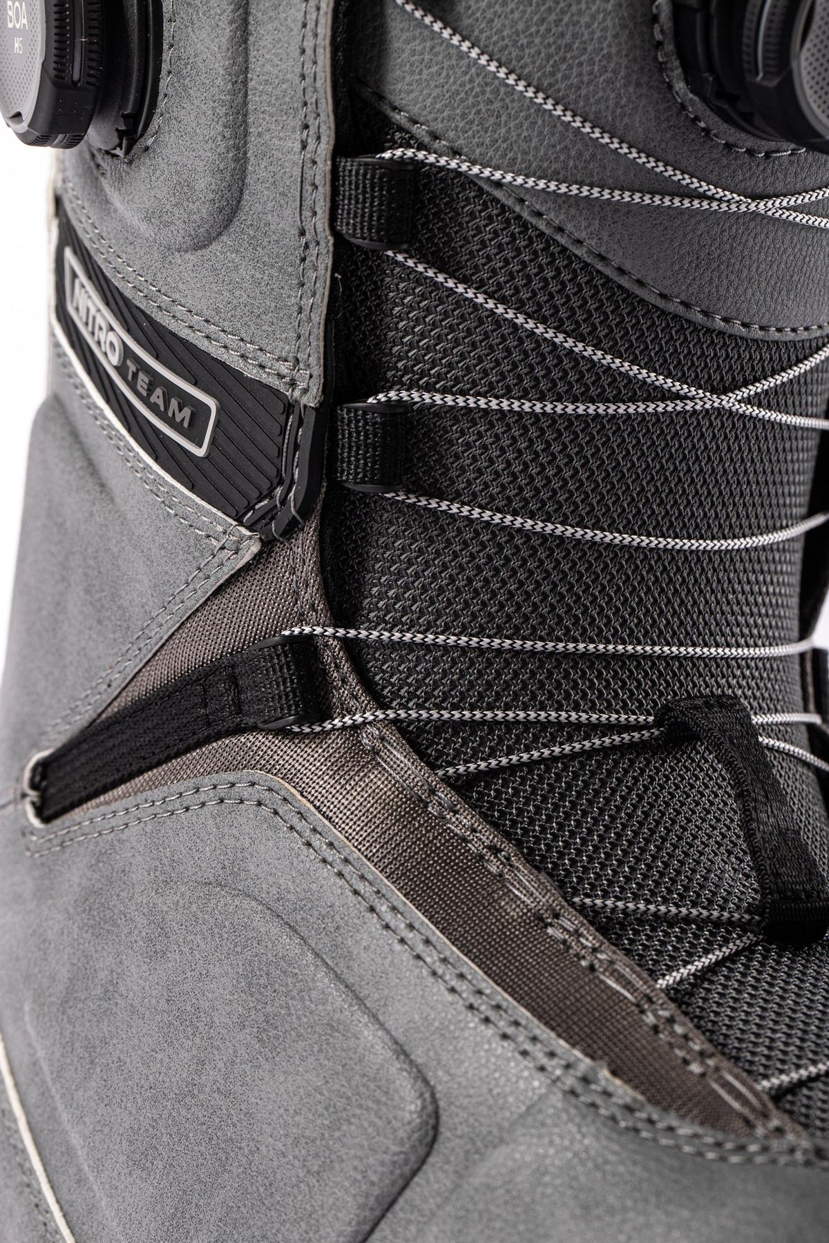 Nitro Team BOA Men Snowboard Boots 2027 – Grey – Detailansicht