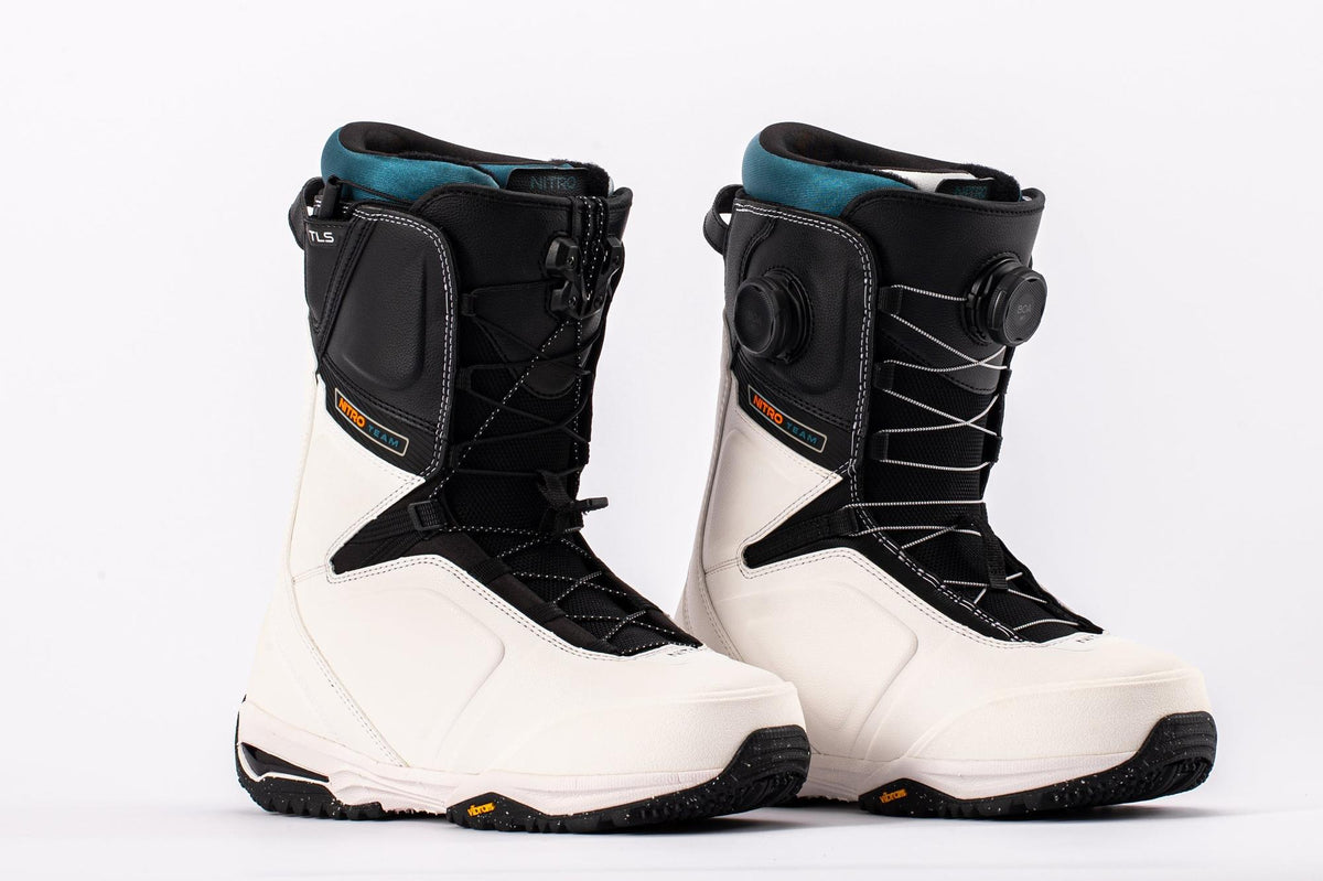 Nitro Team TLS Men Snowboard Boots 2027 – White-Black – Detailansicht