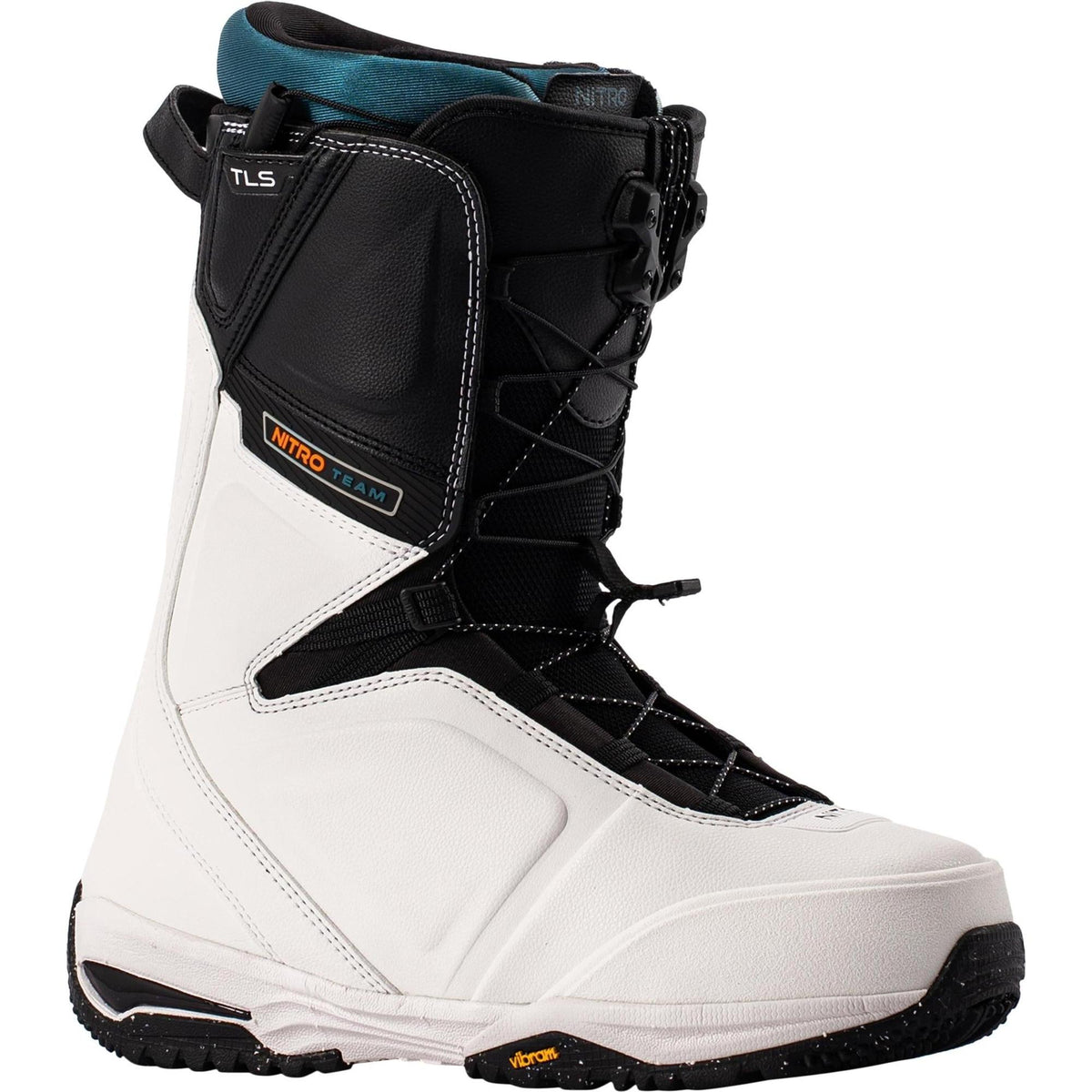 Nitro Team TLS Men Snowboard Boots 2027 – White-Black – Produktansicht