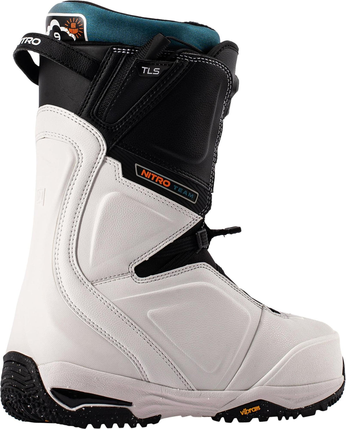 Nitro Team TLS Men Snowboard Boots 2027 – White-Black – Detailansicht