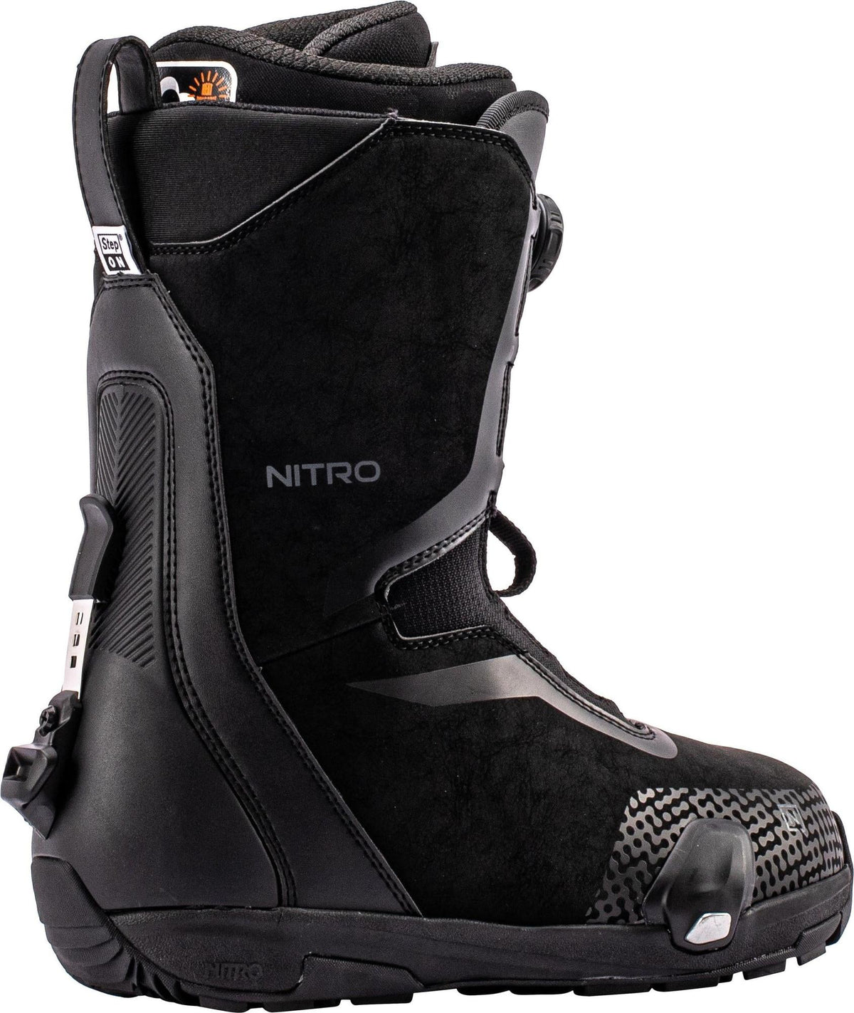 Nitro Sentinel Step On BOA Men Snowboard Boots 2027 – Black – Detailansicht