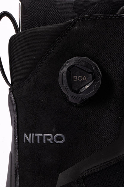 Nitro Sentinel BOA Men Snowboard Boots 2027 – Black – Detailansicht