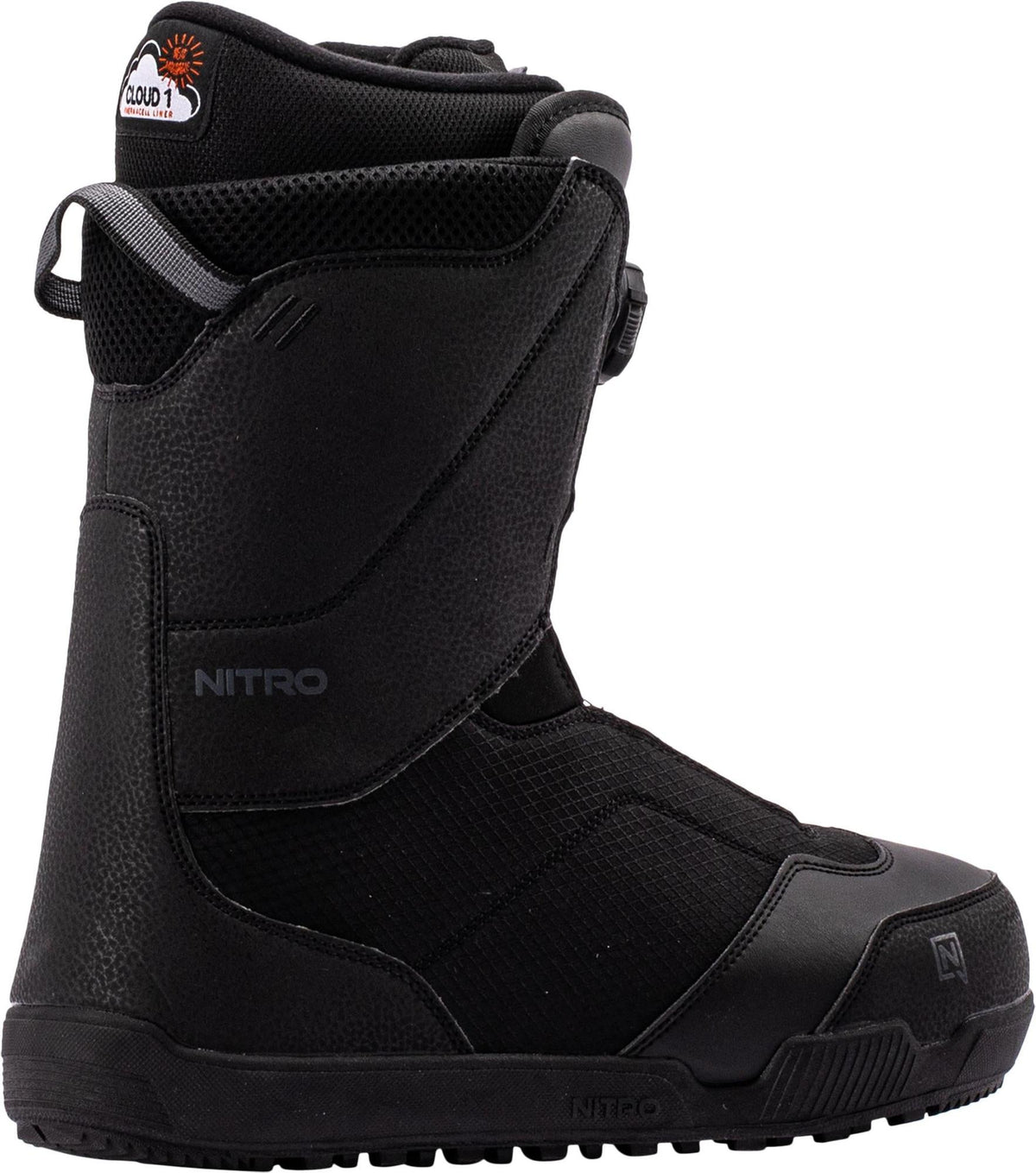 Nitro Tangent BOA Men Snowboard Boots 2027 – Black – Detailansicht
