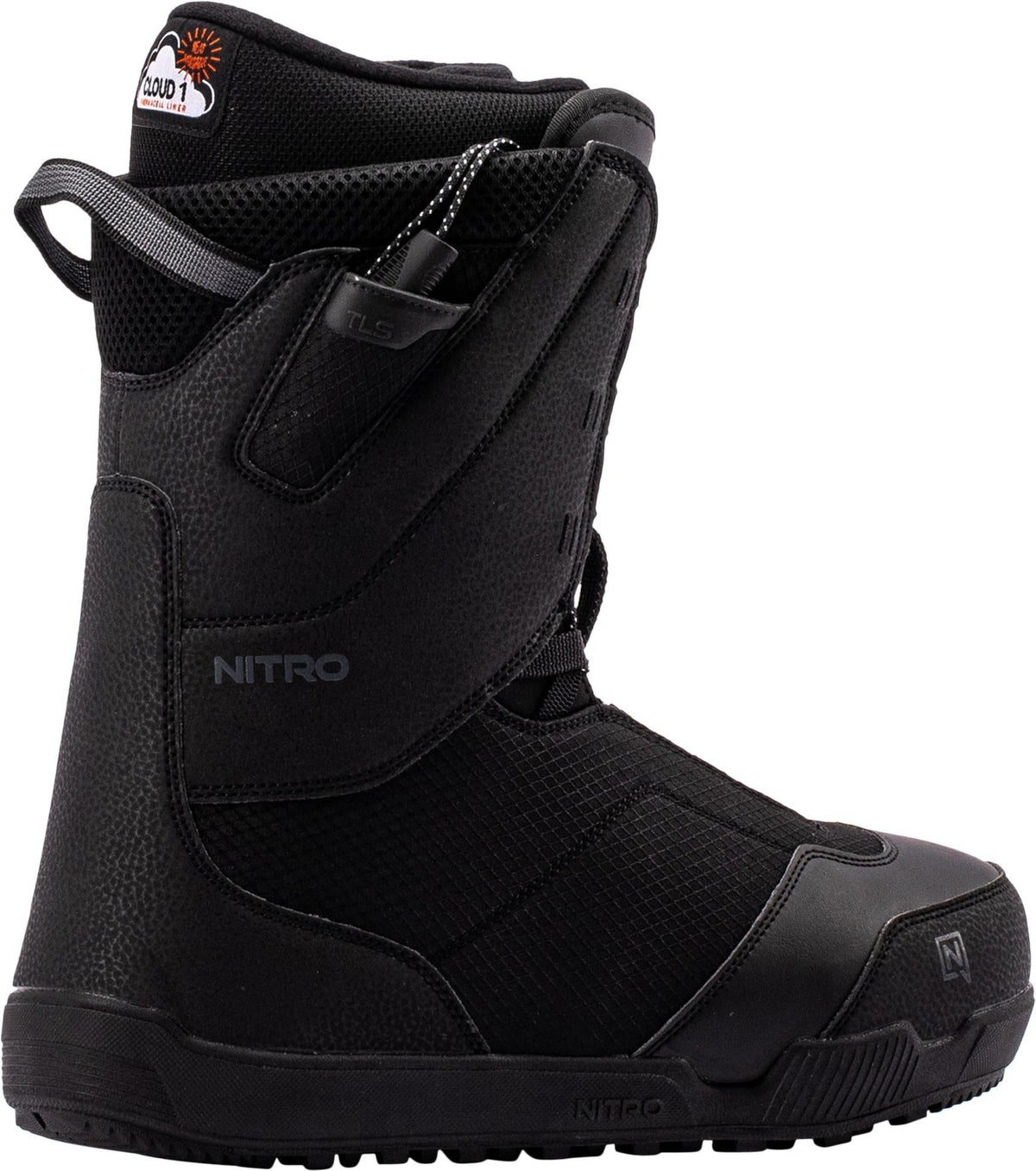 Nitro Tangent TLS Men Snowboard Boots 2027 – Black – Detailansicht