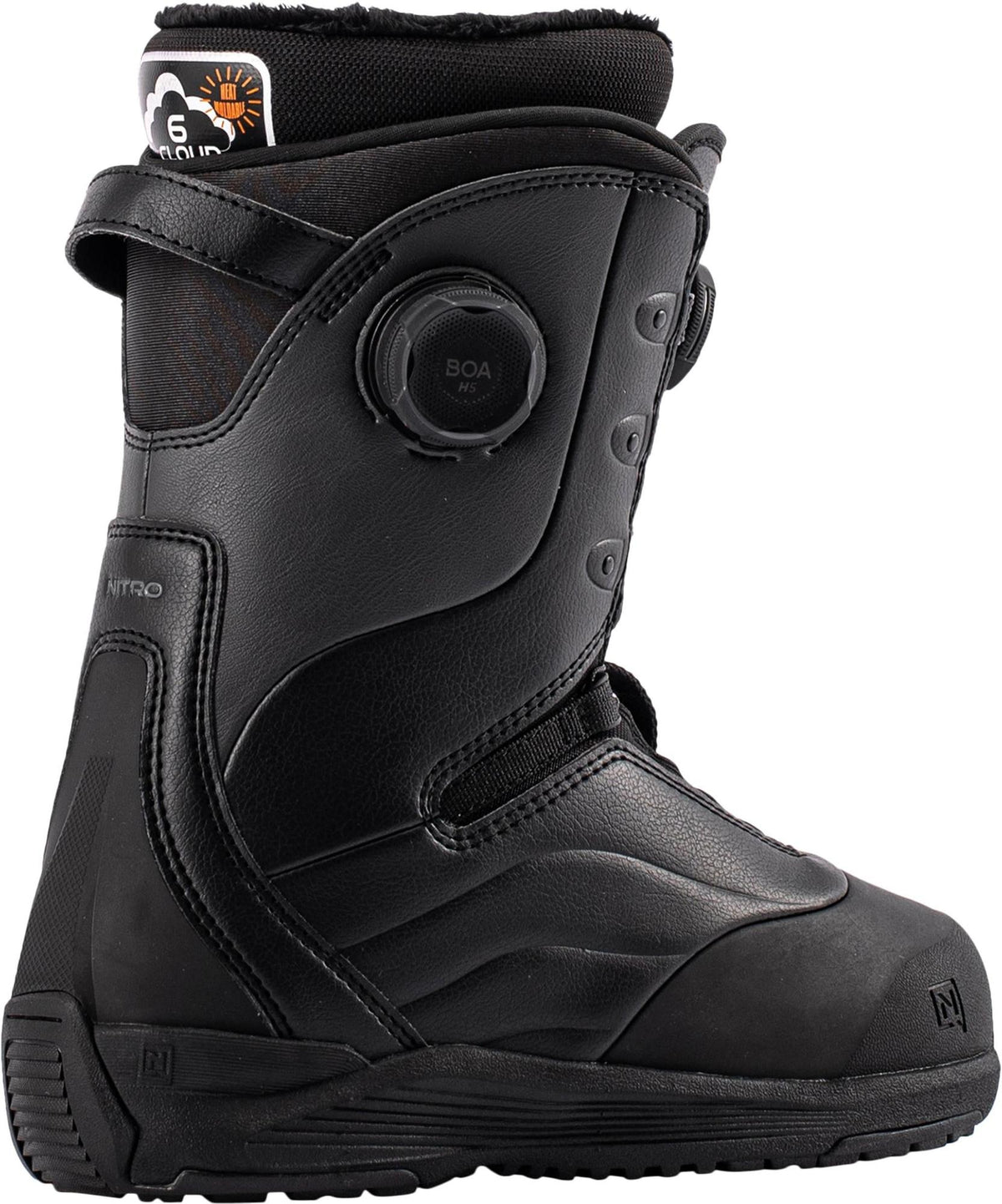 Nitro Crown BOA Women Snowboard Boots 2027 – Black – Detailansicht