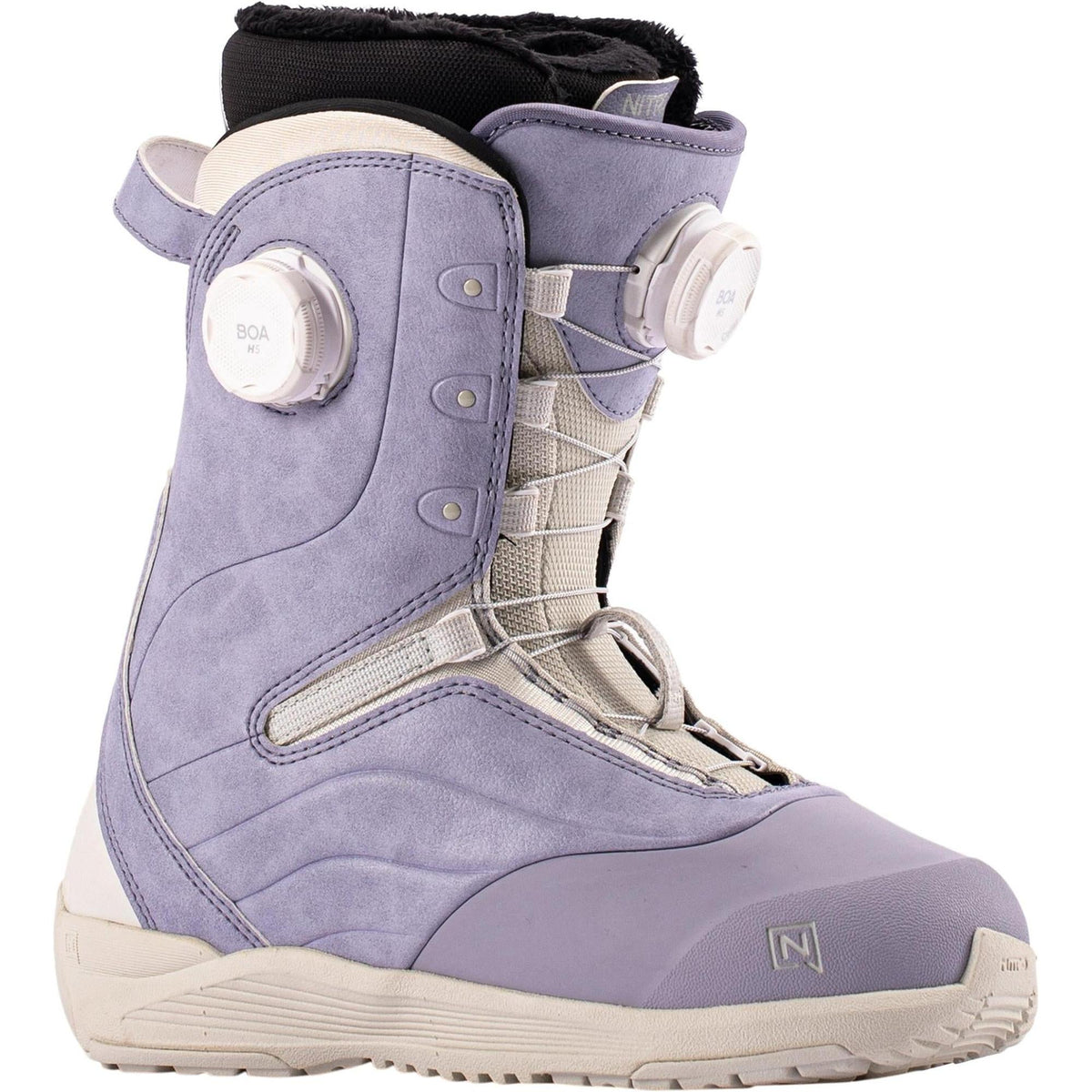 Nitro Crown BOA Women Snowboard Boots 2027 – Lilac – Produktansicht