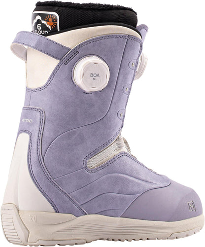 Nitro Crown BOA Women Snowboard Boots 2027 – Lilac – Detailansicht