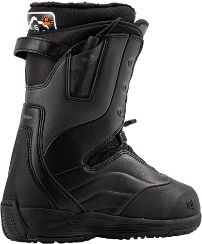 Nitro Crown TLS Women Snowboard Boots 2027 – Black – Detailansicht
