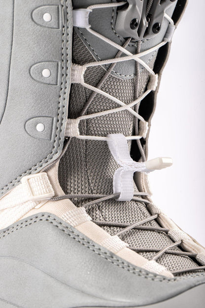 Nitro Crown TLS Women Snowboard Boots 2027 – Light Grey – Detailansicht