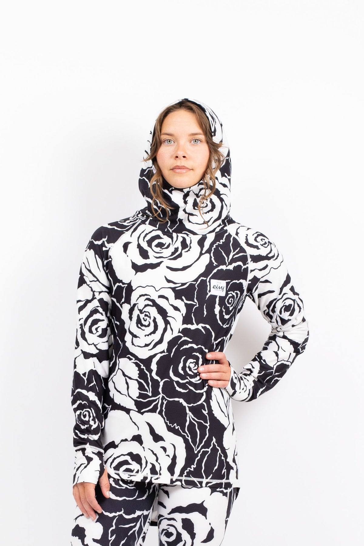 Eivy Icecold Hood Top Damen-Baselayer 2027 – Black Rose – Produktansicht