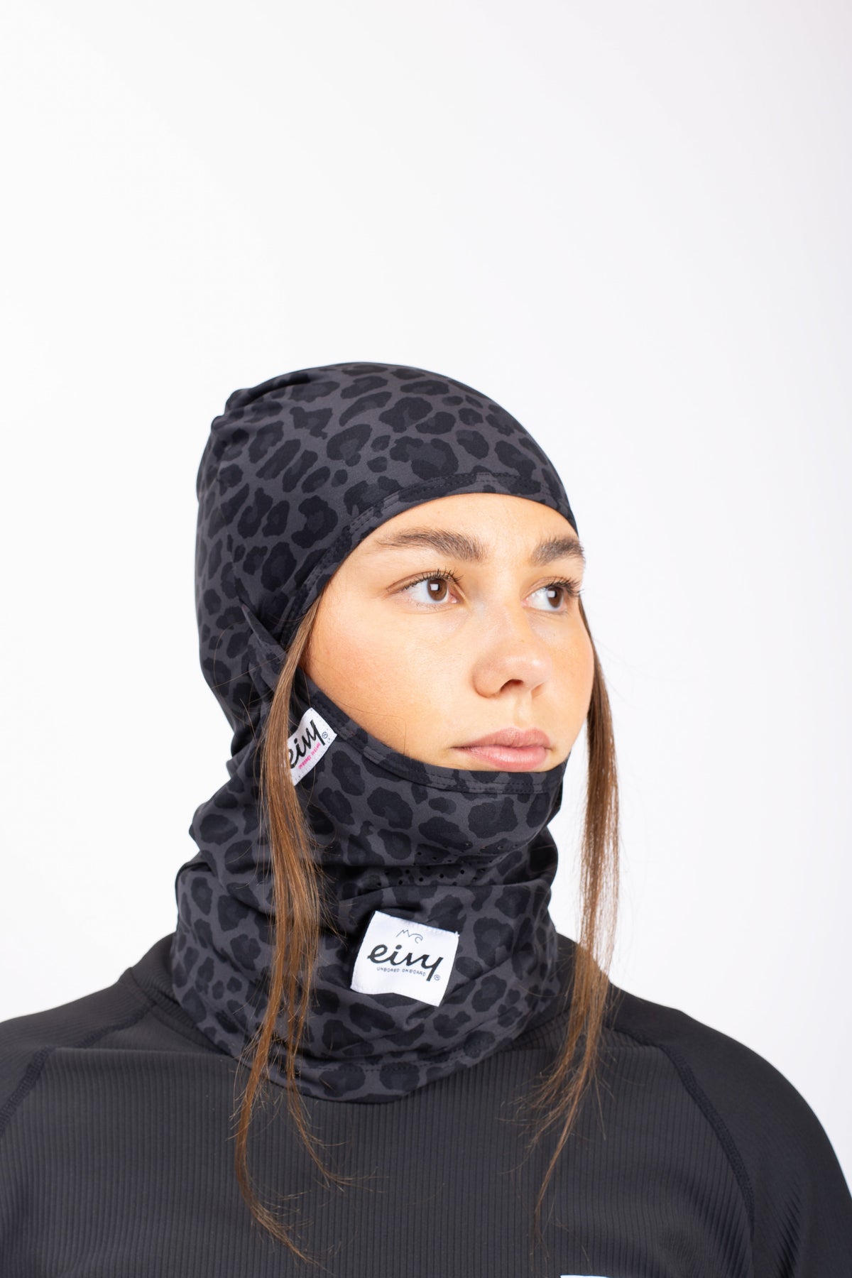 Eivy Hinge Balaclava Damen-Funktionsbekleidung 2027 – Black Leopard – Produktansicht