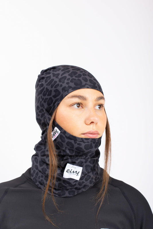 Eivy Hinge Balaclava Damen-Funktionsbekleidung 2027 – Black Leopard – Produktansicht