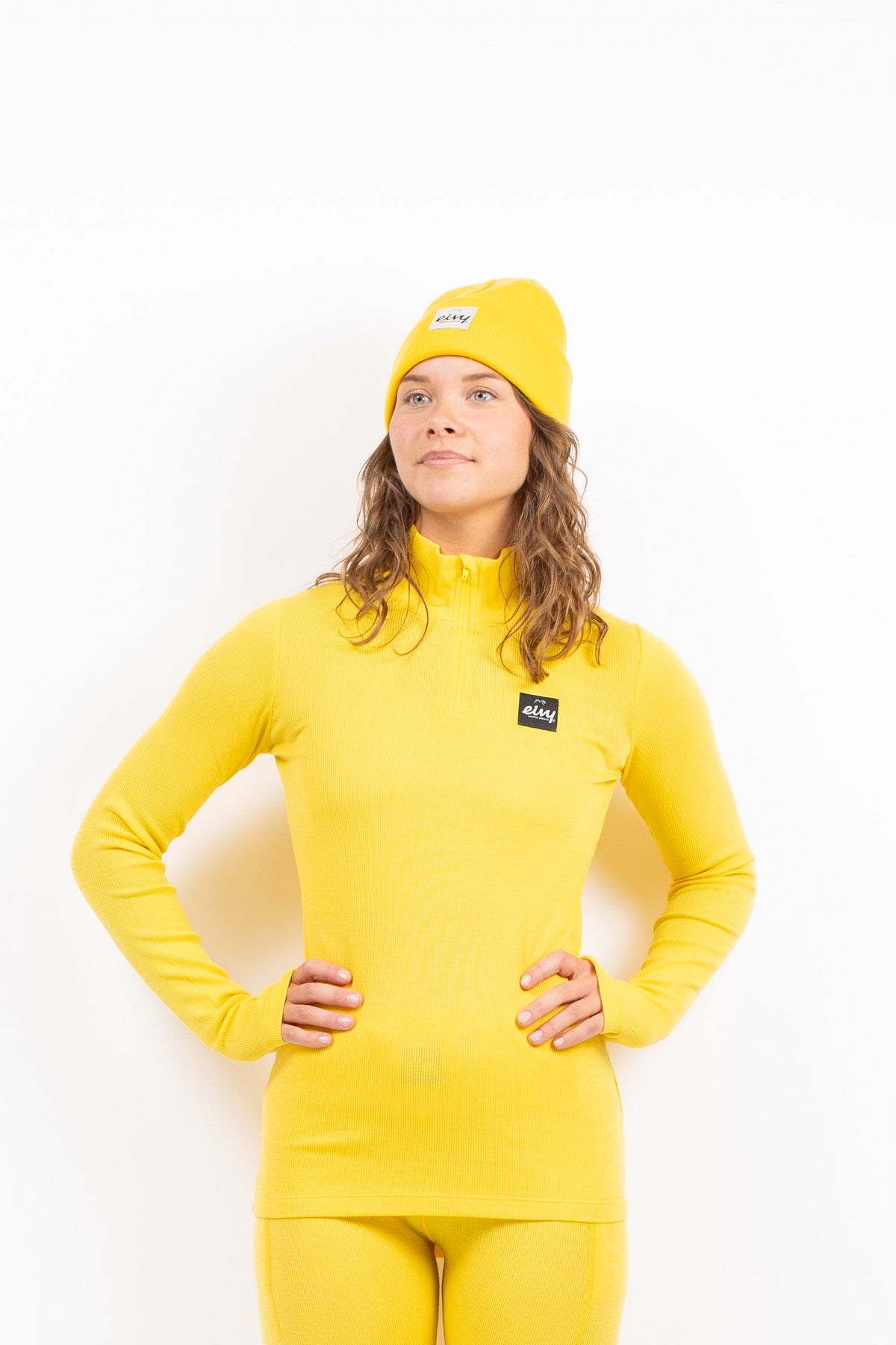 Eivy Journey Wool Rib Top Damen-Woll-Baselayer 2027 – Sunny – Produktansicht