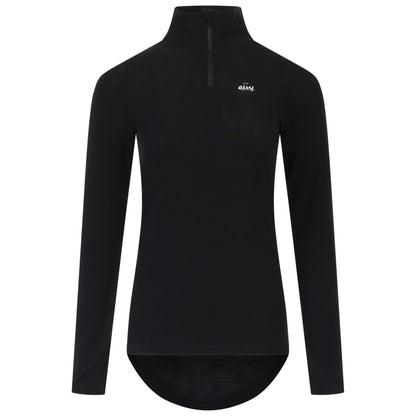 Eivy Journey Wool Rib Top Damen-Woll-Baselayer 2027 – Black (26) – Produktansicht