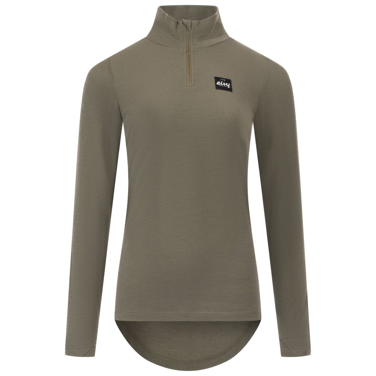 Eivy Journey Wool Rib Top Damen-Woll-Baselayer 2027 – Olive – Produktansicht