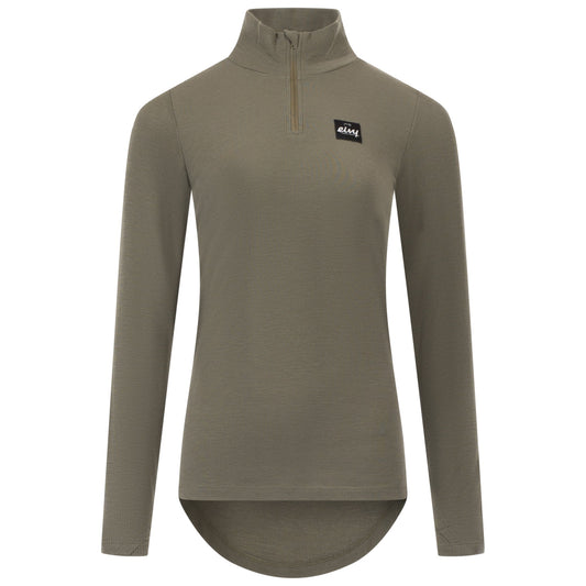 Eivy Journey Wool Rib Top Damen-Woll-Baselayer 2027 – Olive – Produktansicht