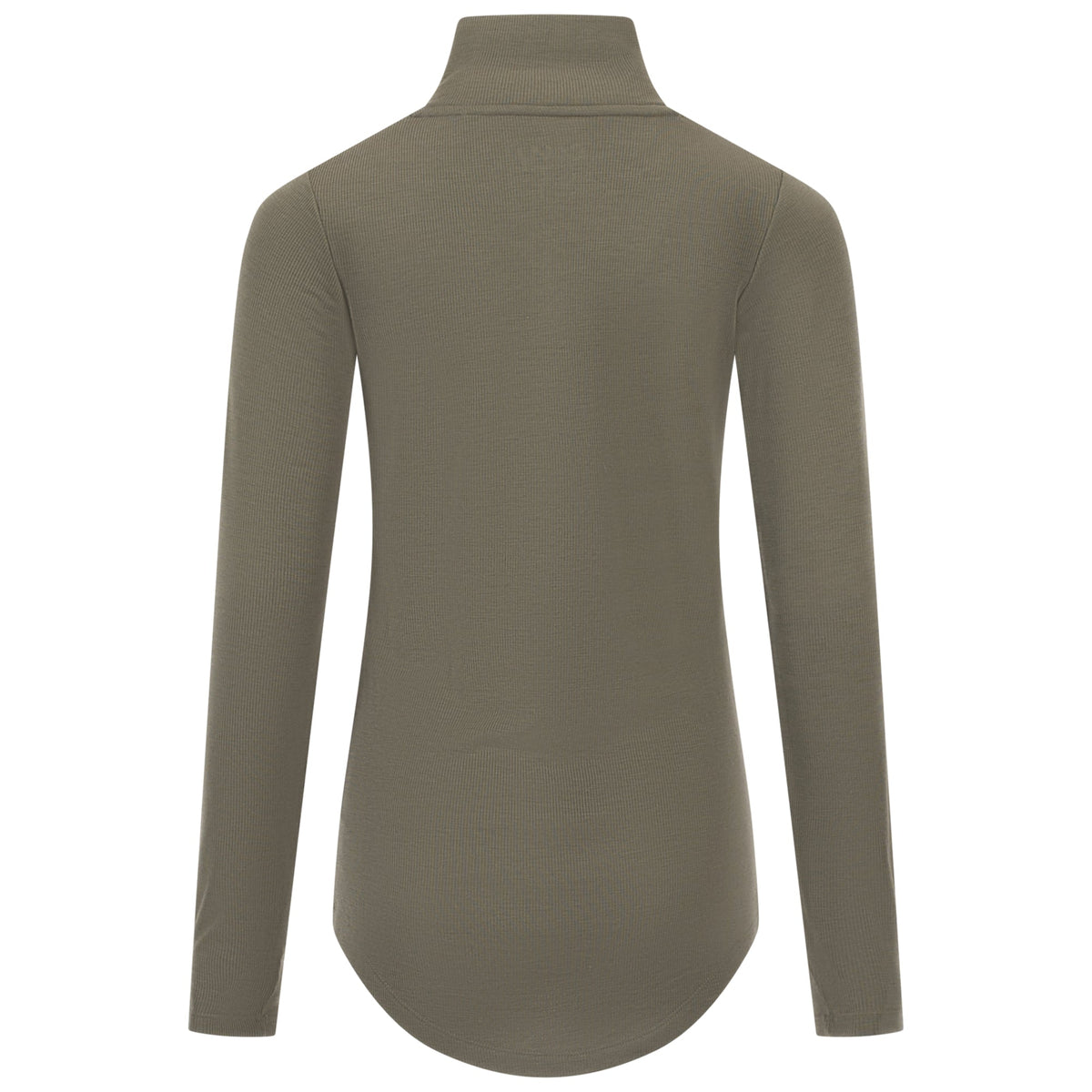 Eivy Journey Wool Rib Top Damen-Woll-Baselayer 2027 – Olive – Detailansicht 1