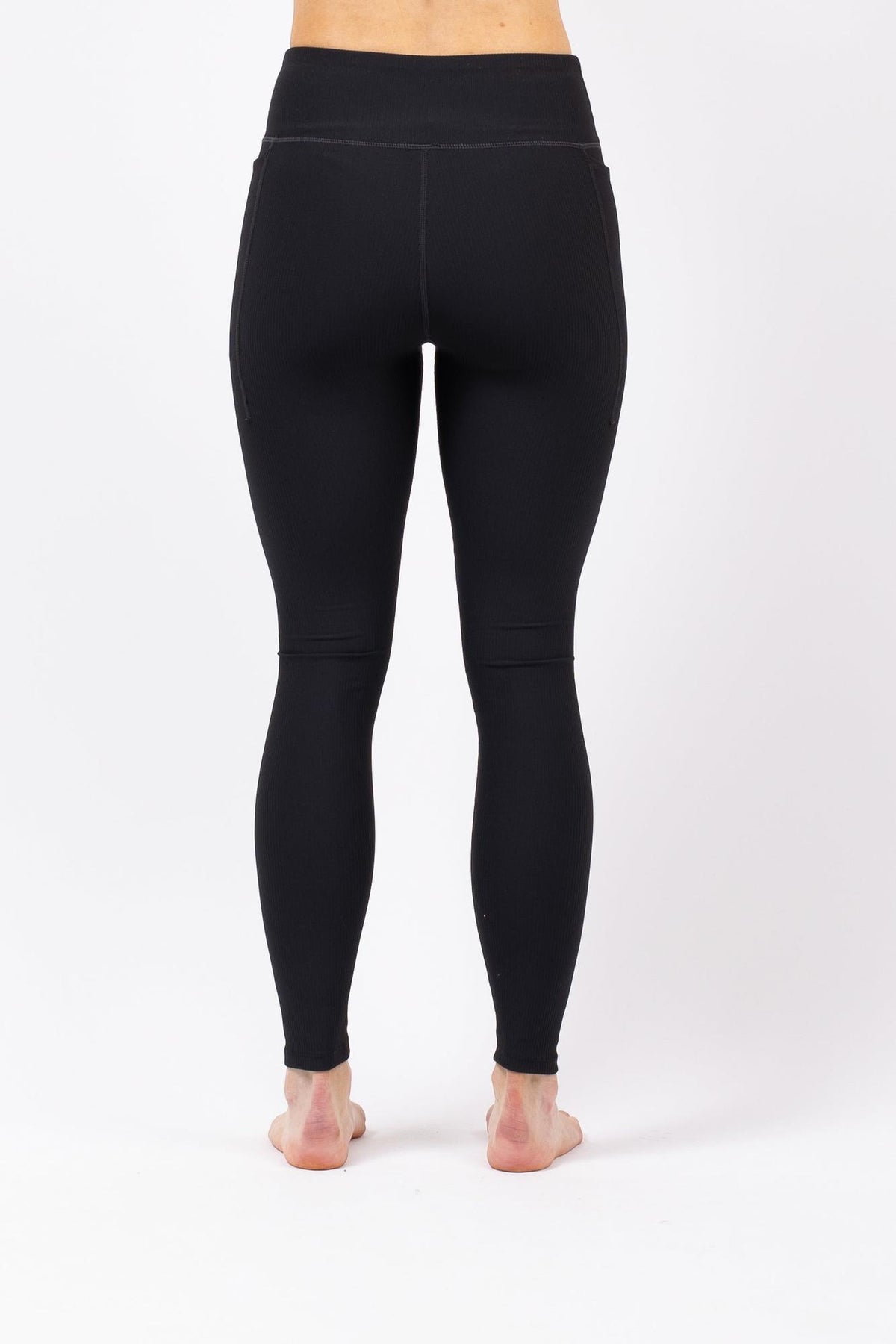 Eivy Pocket Rib Tights Black – Ansicht 2