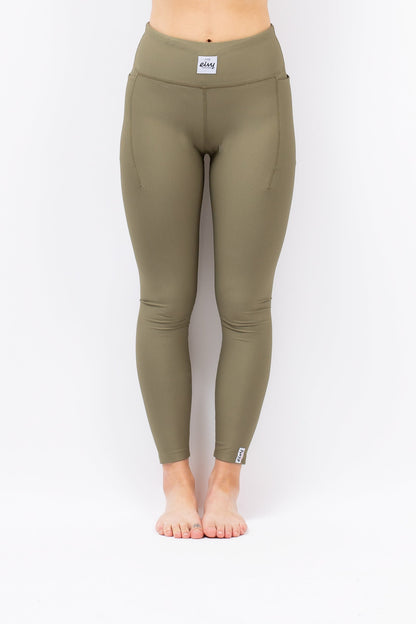 Eivy Pocket Rib Tights Damen-Baselayer 2027 – Olive(26) – Detailansicht 2