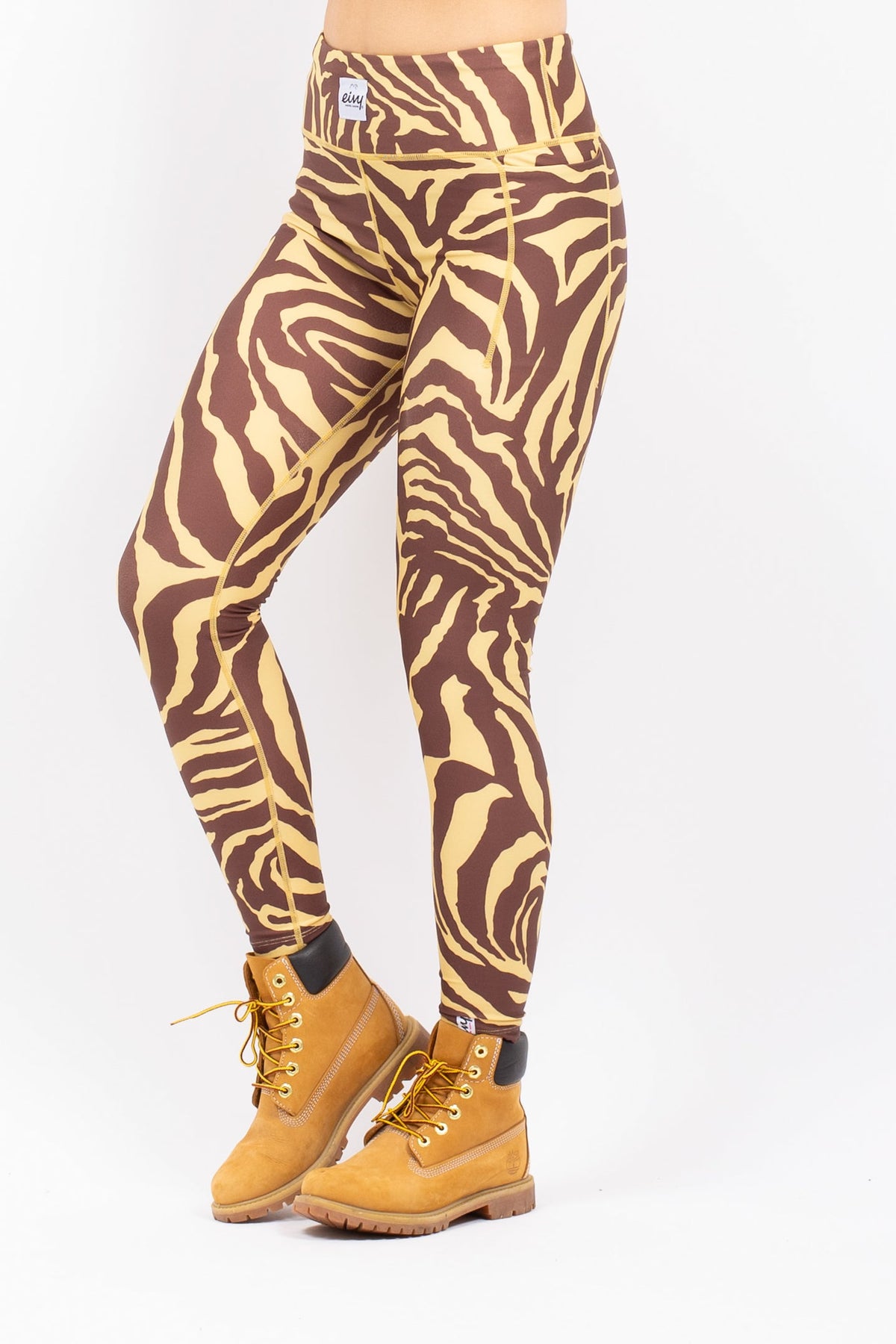Eivy Pocket Tights Damen-Baselayer 2027 – Yellow Tiger – Produktansicht
