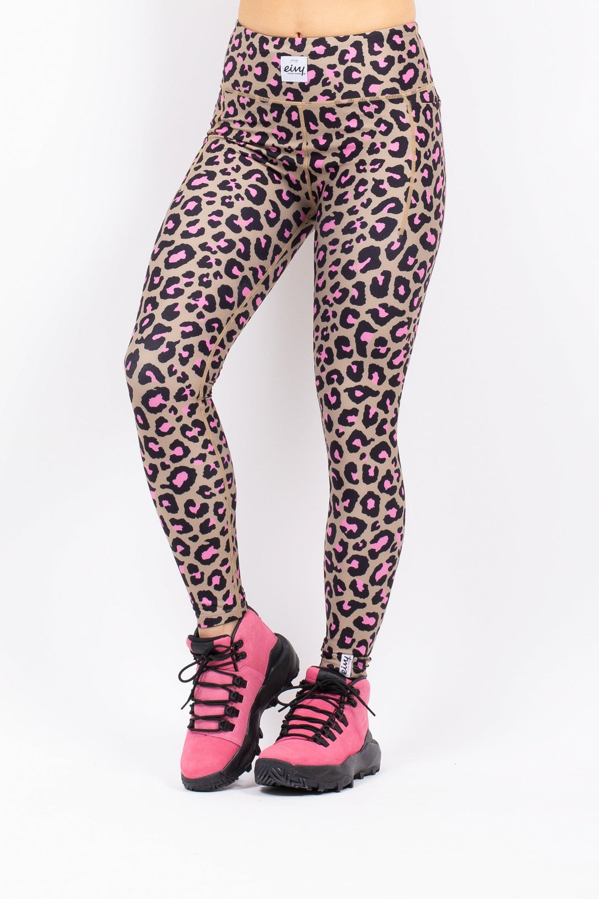 Eivy Pocket Tights Damen-Baselayer 2027 – Pink Leopard – Produktansicht