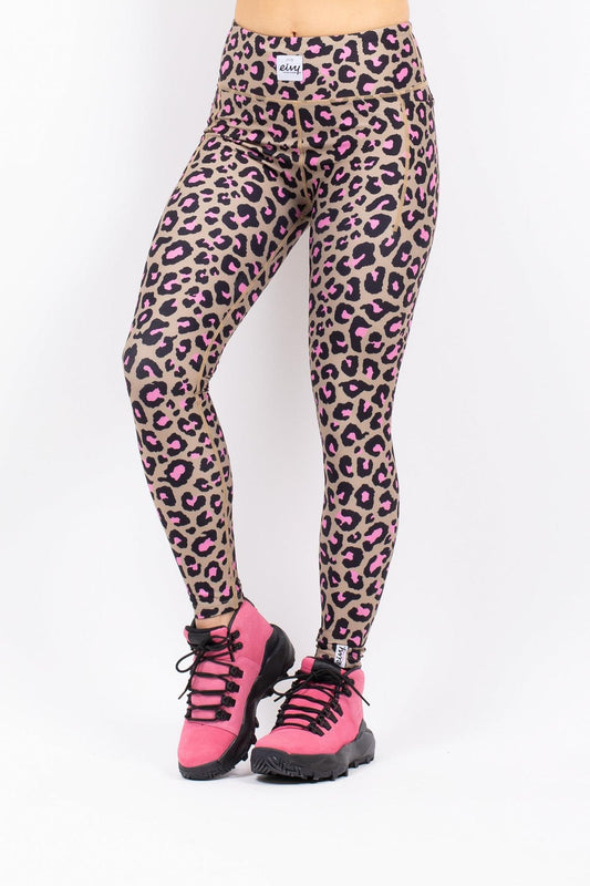 Eivy Pocket Tights Damen-Baselayer 2027 – Pink Leopard – Produktansicht