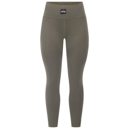 Eivy Pocket Wool Rib Tights Damen-Woll-Baselayer 2027 – Olive – Produktansicht