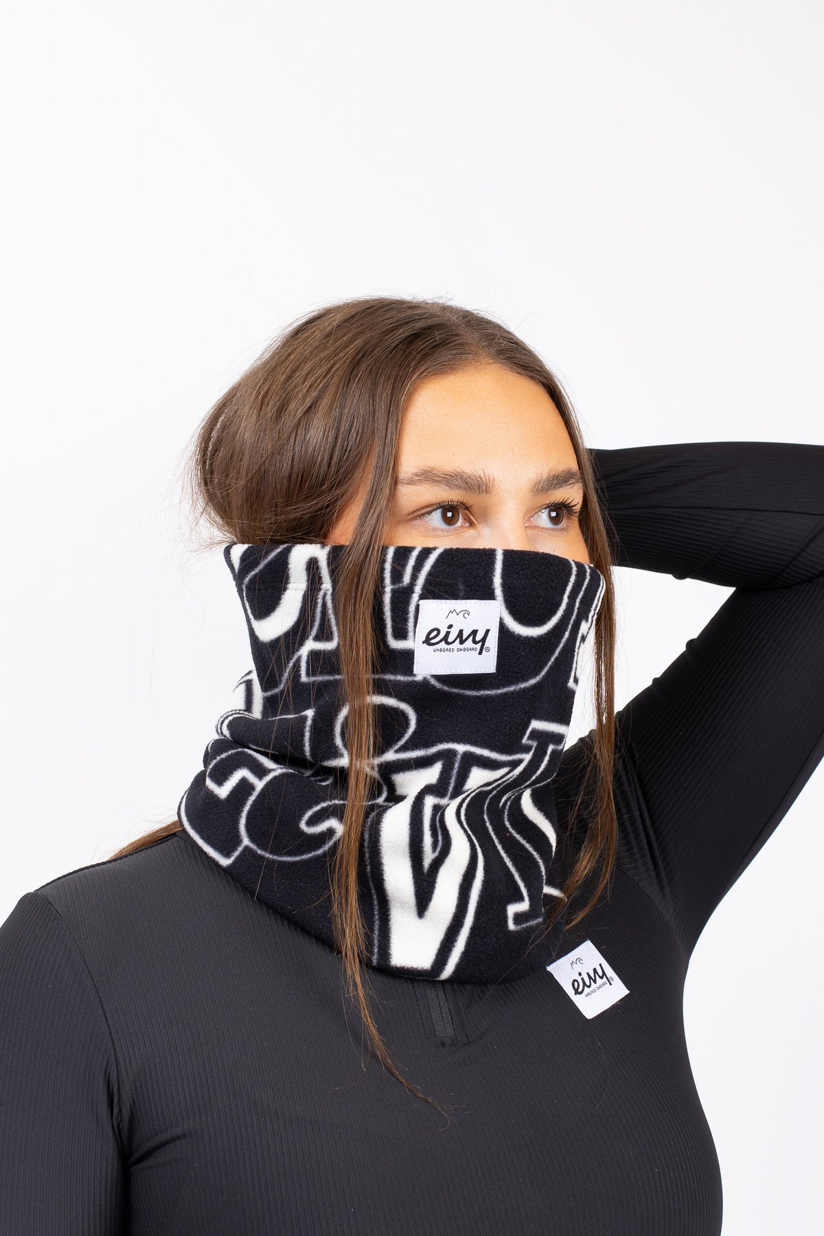 Eivy Colder Beanie Neckwarmer Damen-Funktionsbekleidung 2027 – Typo Black – Produktansicht