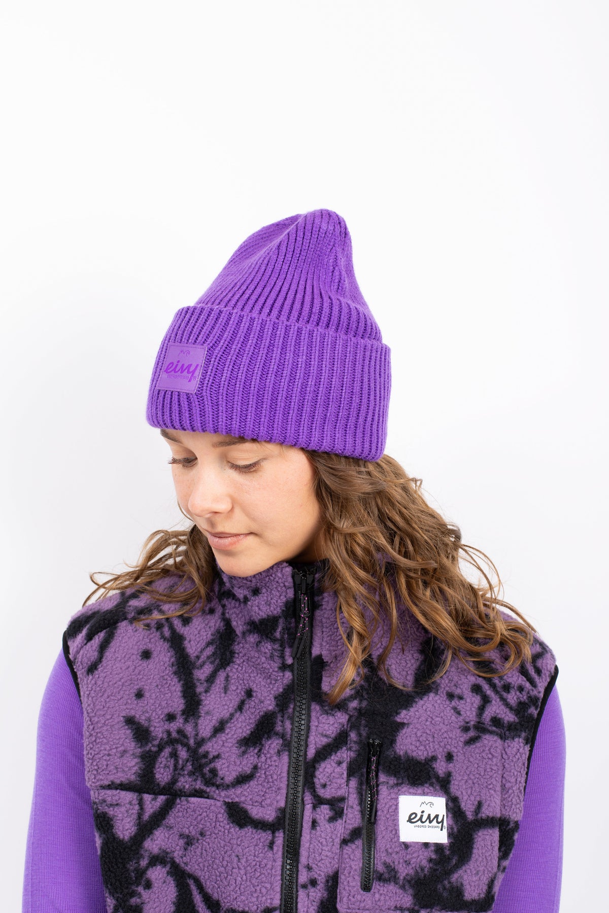 Eivy Tonal Beanie Damen-Funktionsbekleidung 2027 – Grape – Produktansicht