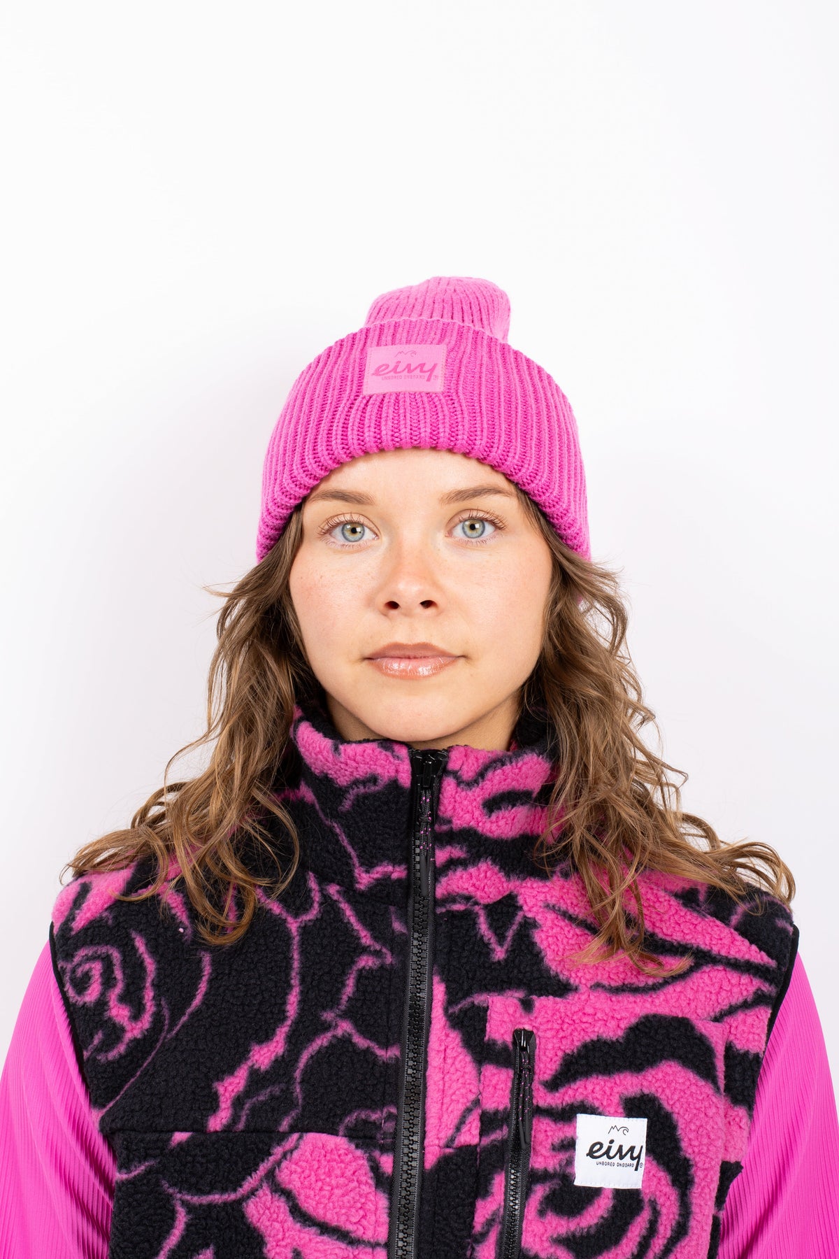 Eivy Tonal Beanie Damen-Funktionsbekleidung 2027 – True Pink – Produktansicht