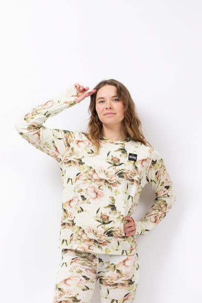 Eivy Loose Fit Wool Top Damen-Woll-Baselayer 2027 – Bloom – Detailansicht 2