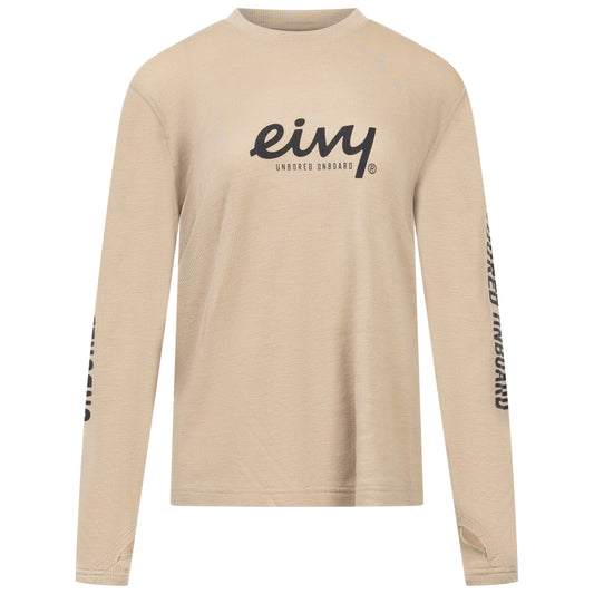 Eivy Loose Fit Mx Wool Rib Top Damen-Woll-Baselayer 2027 – Sand – Produktansicht
