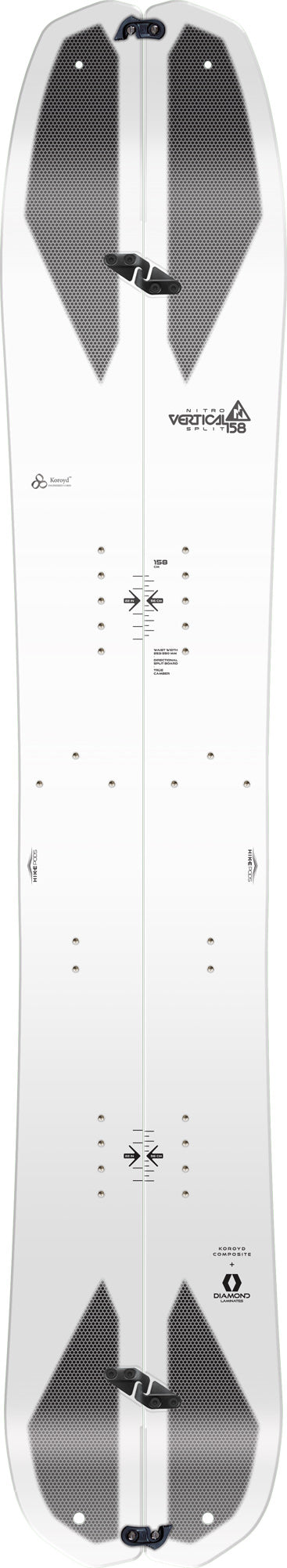 Nitro VERTICAL SPL BRD Snowboard BOARD (CO/CF)