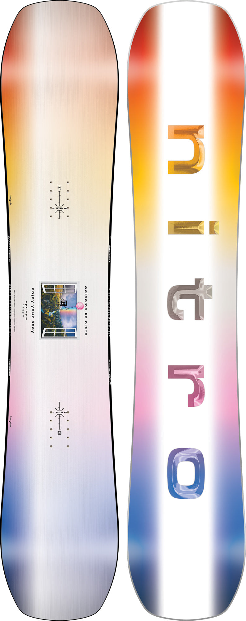 Nitro OPTISYM WOMENS 2025 Snowboard Freestyle All-Mountain Board für Damen