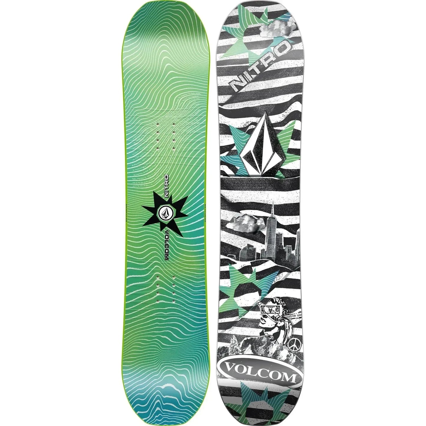 Nitro RIPPER YOUTH X VOLCOM Snowboard Kids 2025 All-Mountain