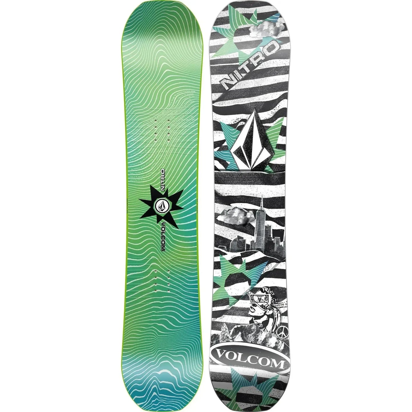 Nitro RIPPER YOUTH X VOLCOM Snowboard Kids 2025 All-Mountain