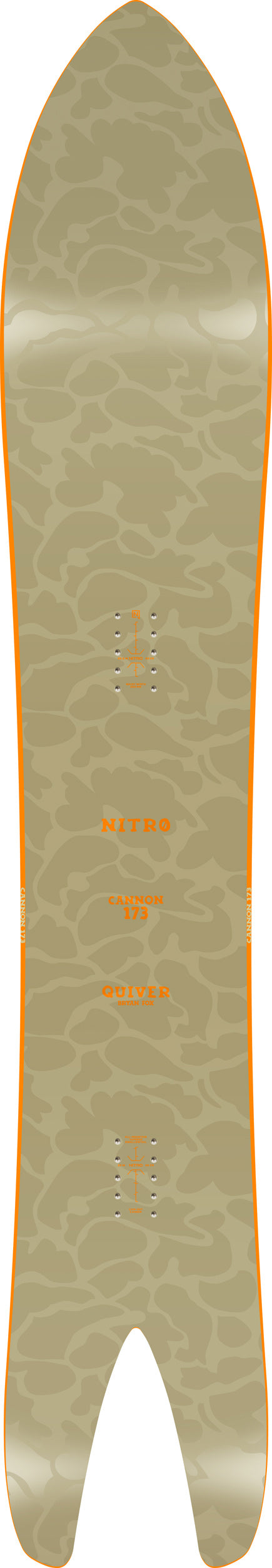 Nitro CANNON 173 Snowboard Mens Winter 2026 Powder Board