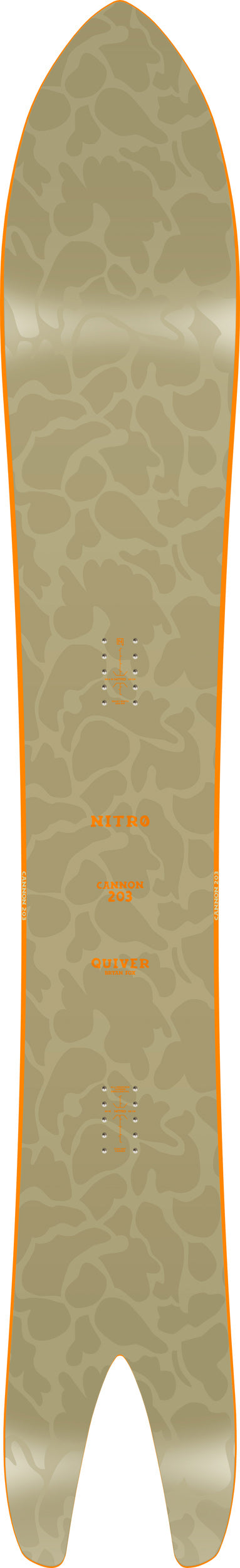 Nitro CANNON 173 Snowboard Mens Winter 2026 Powder Board