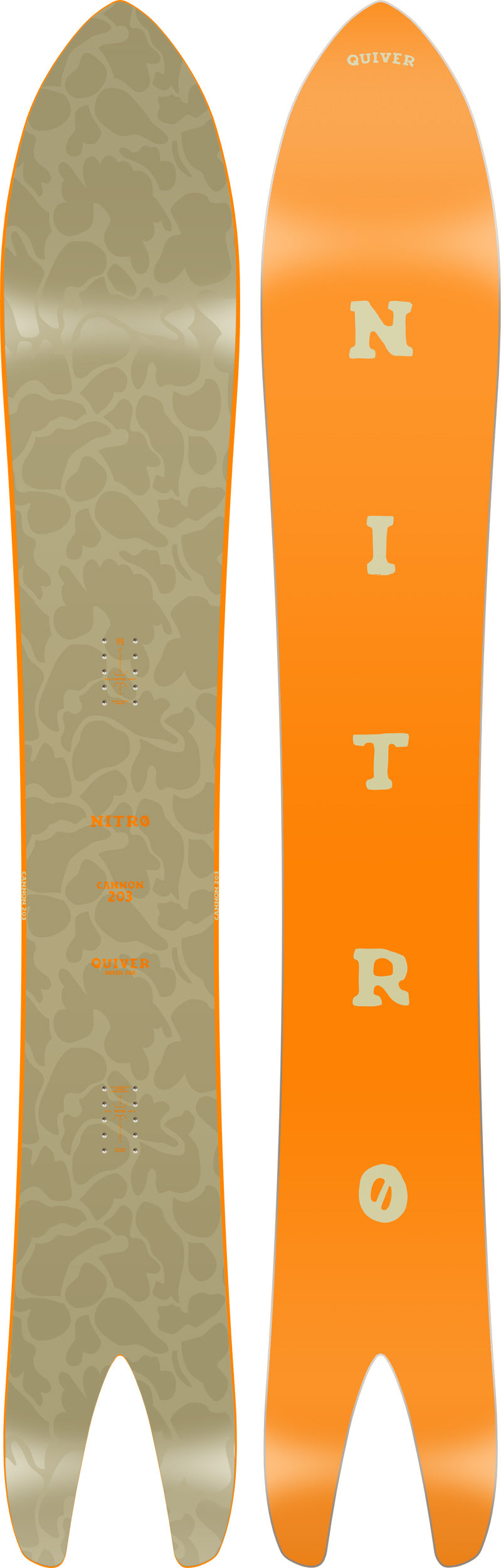 Nitro CANNON 173 Snowboard Mens Winter 2026 Powder Board